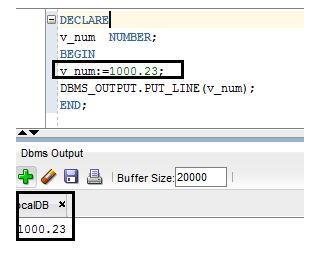 Demonstrating floating point variable